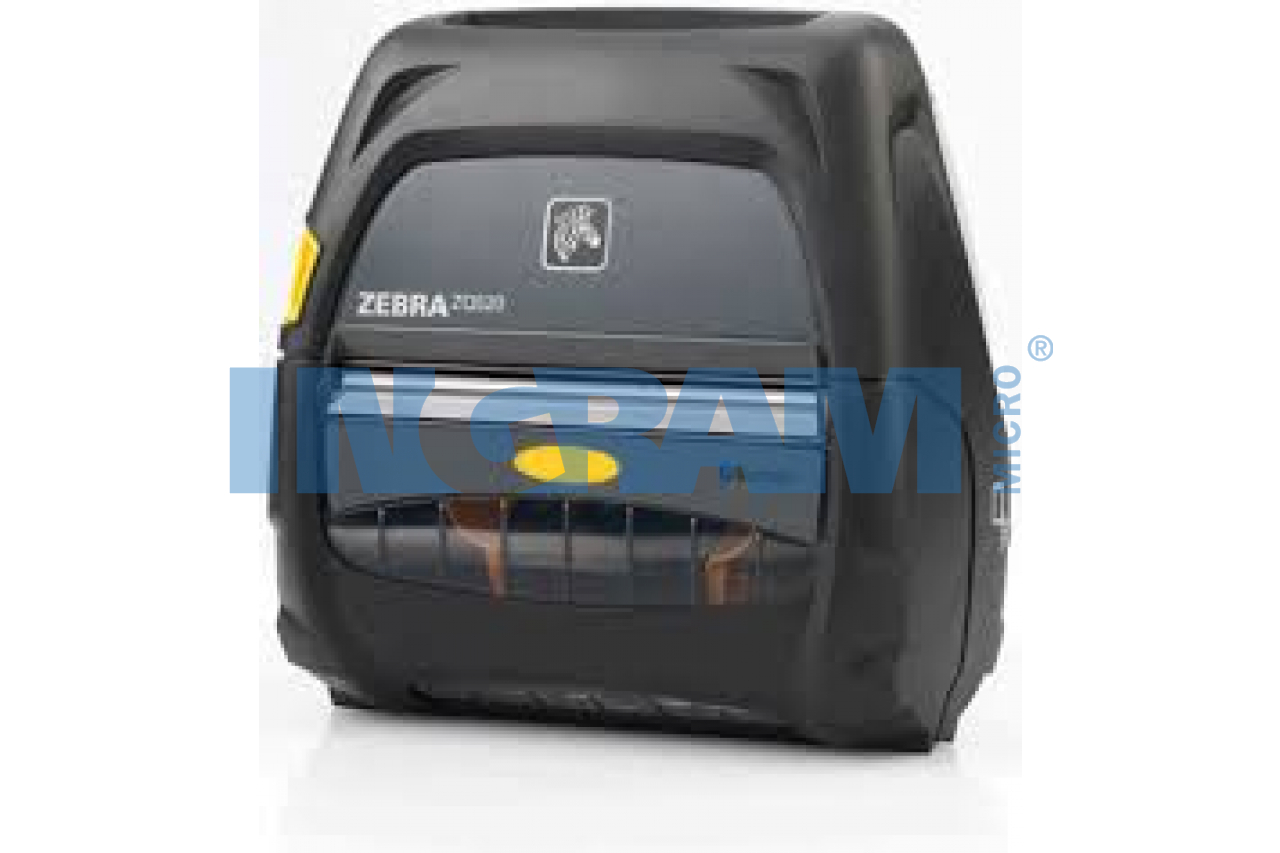 DT Printer ZQ521 media width 4.45"/113mm; English/Latin fonts, Bluetooth 4.1, stnd battery, EMEA certs
