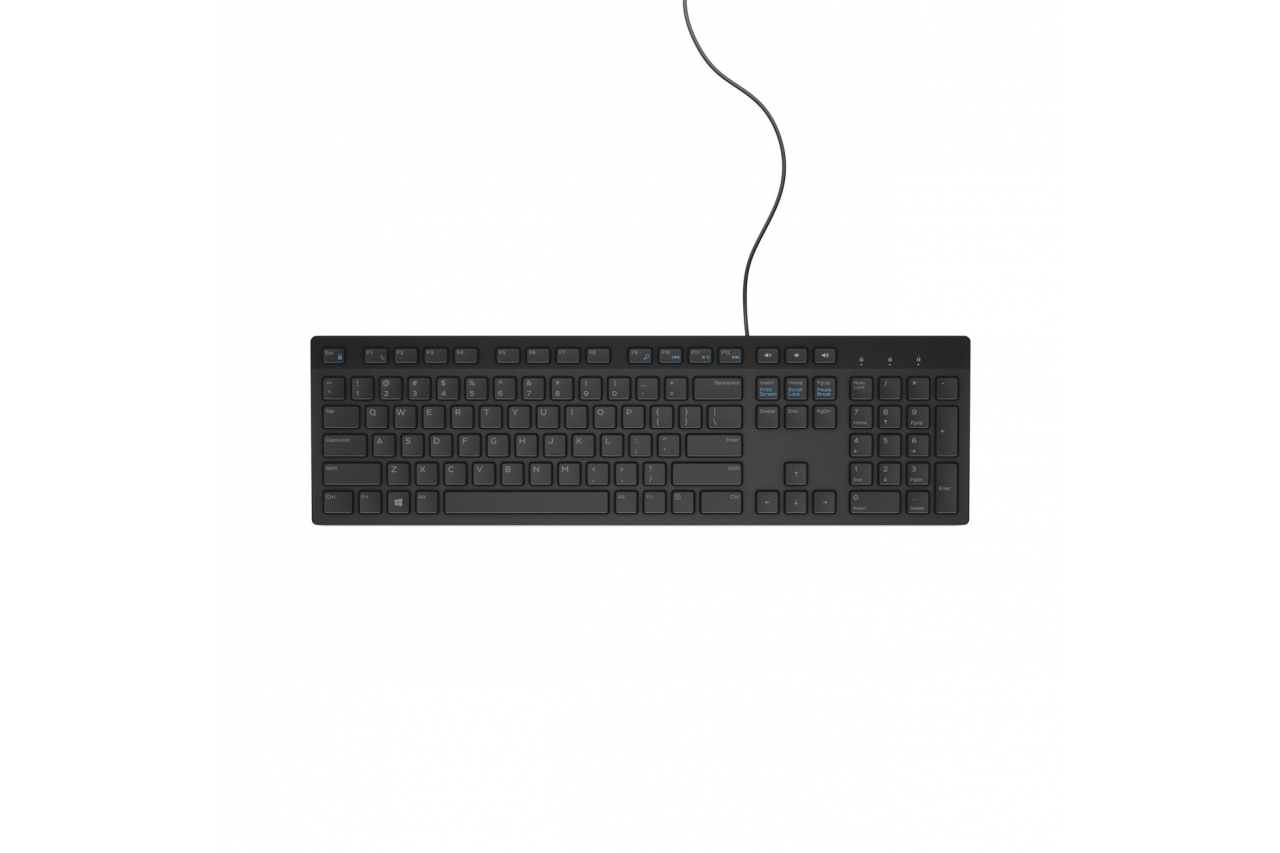 Dell Wired Keyboard - KB216 - US International (QWERTY) - Black